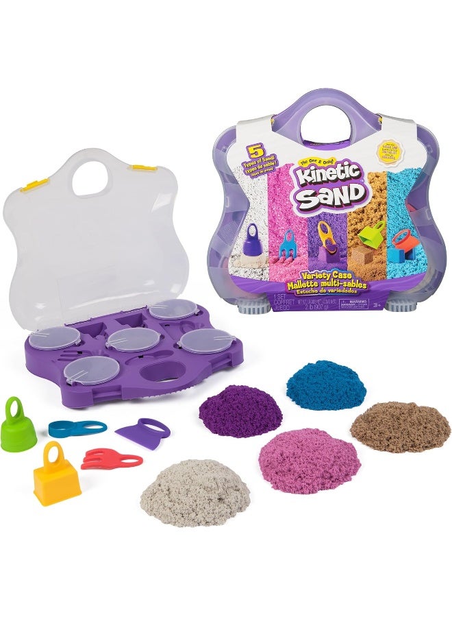 Kinetic Sand Variety Case Playset (5 Colors) - Image 2