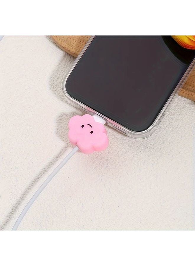 Pink Charging Port Cover For iPhone 20W Fast Data Cable Anti Break - Image 1