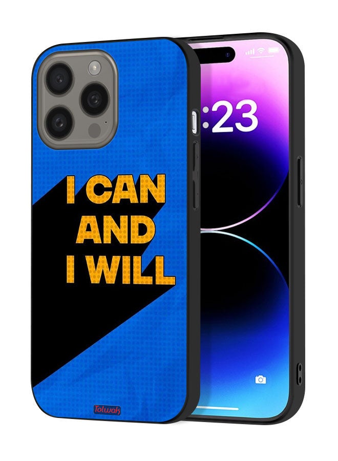 Tolwak Apple iPhone 15 Pro Protective Case Cover I Can And I Will - Image 1