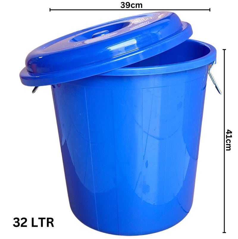 ARTC Food Grade Plastic Container Storage Bucket Blue - Image 2