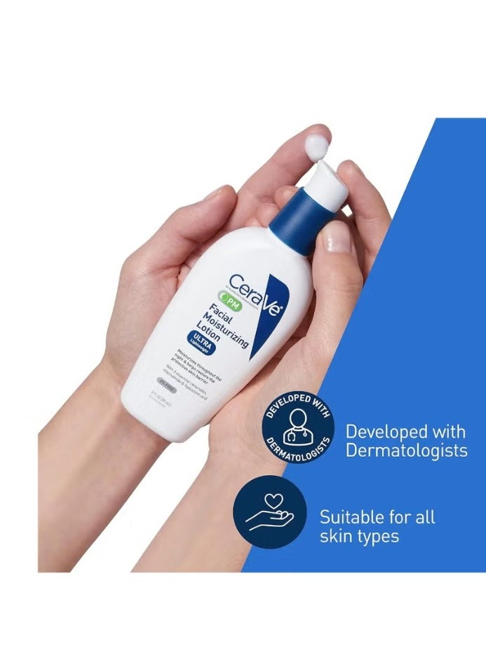 CERA CERAVE Facial Moisturizing Lotion PM 89ml  - Image 2