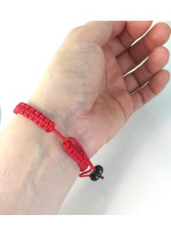 HD Marketim Red Skull Bracelet Uğur Şanş Macrame Thread Bracelet Adjustable Bracelet for Women Girls  - Image 3