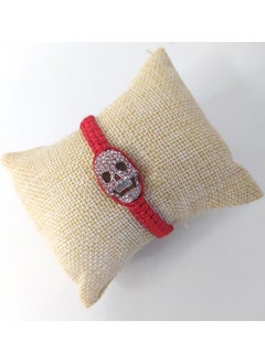 HD Marketim Red Skull Bracelet Uğur Şanş Macrame Thread Bracelet Adjustable Bracelet for Women Girls  - Image 4