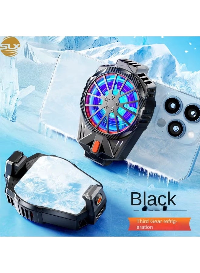 Cell Phone Cooler USB Rechargeable, Mobile Phone Radiator for Playing Games Watching Videos with LED Light, Cooler Controller Compatible for Universal Smartphone - Image 5