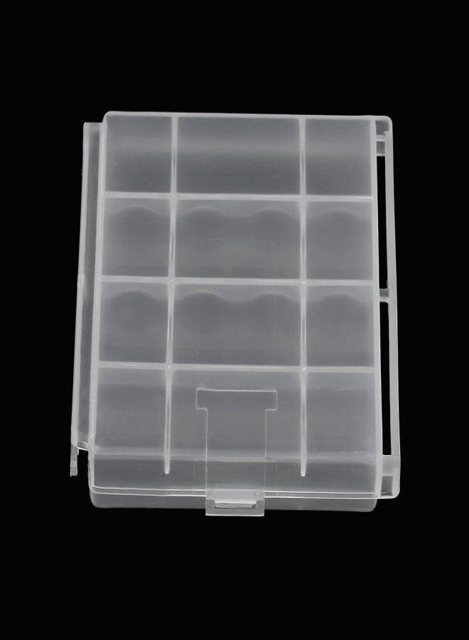 Palo 2PCS Transparent AA Battery Storage Boxes Cases High-quality Containers Durable Plastic Battery Holders with Lids Hold 2 * 4 AA Batteries - Image 5