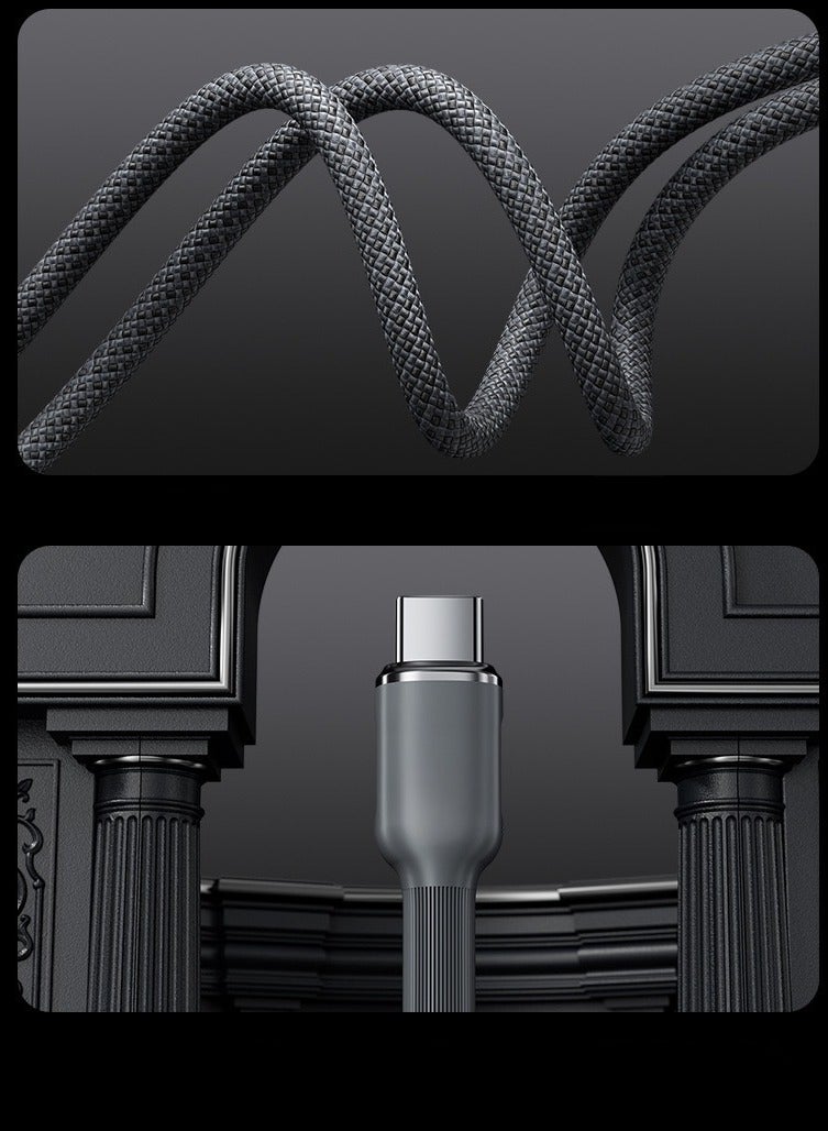 Oldzhan 60w type C To type-C Super Fast Charging Cable 1.2M For iPhone 16/15, iPad, Macbook, Samsung - Image 4