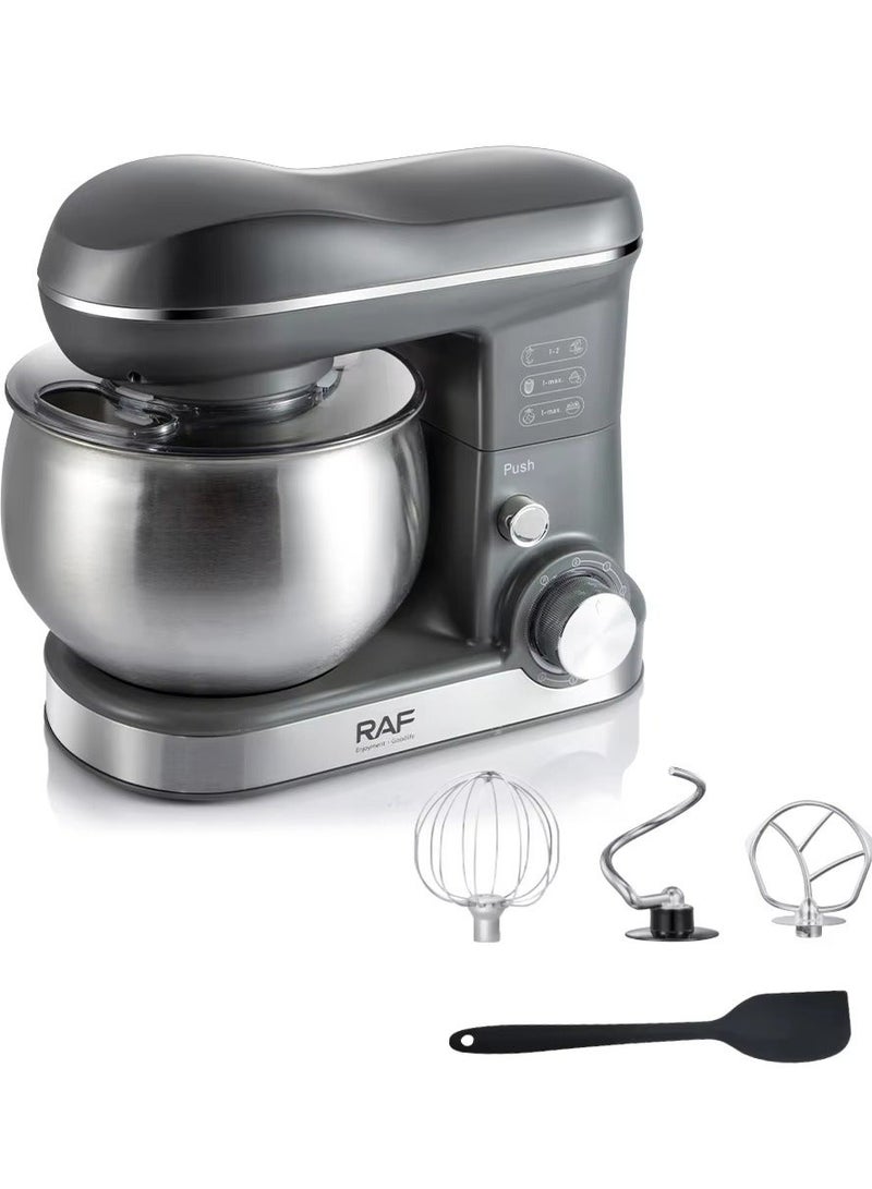 RAF Stand Mixer 1600W | 4.0L Stainless Steel Bowl Cake Mixer | 6-Speed Control with Pulse Mode | 3-in-1 Dough Hook, Whisk & Beater Mixer for Baking & Kitchen Use - Black - Image 2