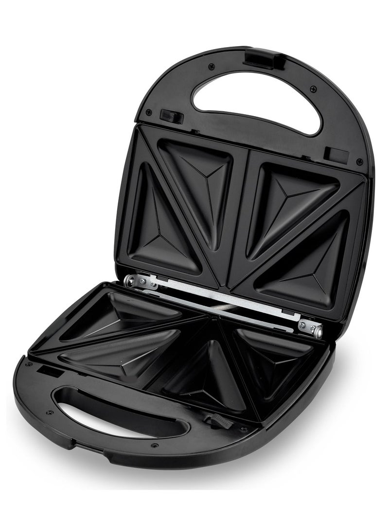 Avion 3 in1 Sandwich Maker| 700-800W |Detachable non-stick coated heating plates |Stainless Steel |3 in 1 Versatile setup |Sandwich toaster Grill & Griddle toasty maker |Skid resistant feet| - Image 2