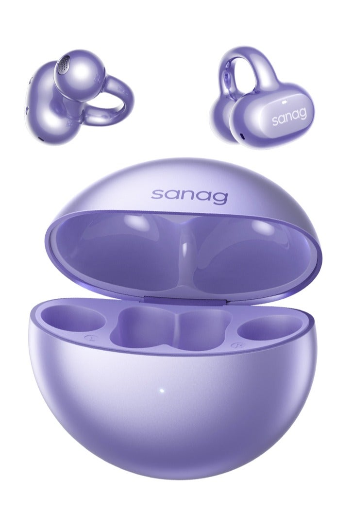 sanag S6S Pro Open-Ear Bluetooth Headphones, 4g Ultra-Light, 50H Battery, Immersive Sound, IPX4 Waterproof, Smart App Control - Image 1