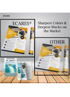 ECARES ECARES® 128A Compatible Toner Cartridge CE320A for HP Color Laserjet CP1525n CP1525nw CM1415fn CM1415fnw Printer (Black)  - Image 2