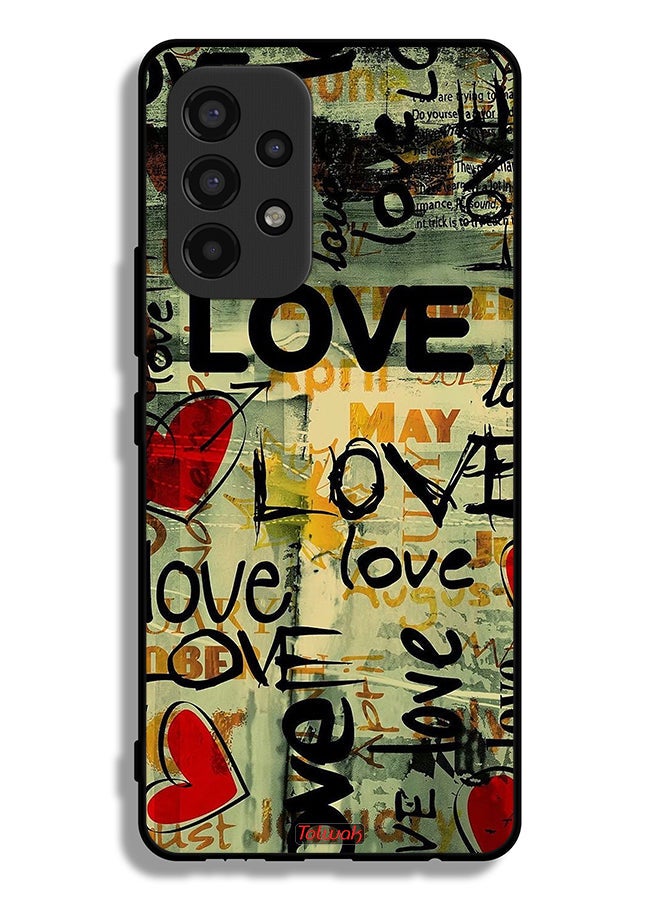 Tolwak Samsung Galaxy A53 5G Protective Case Cover Love Tags - Image 1