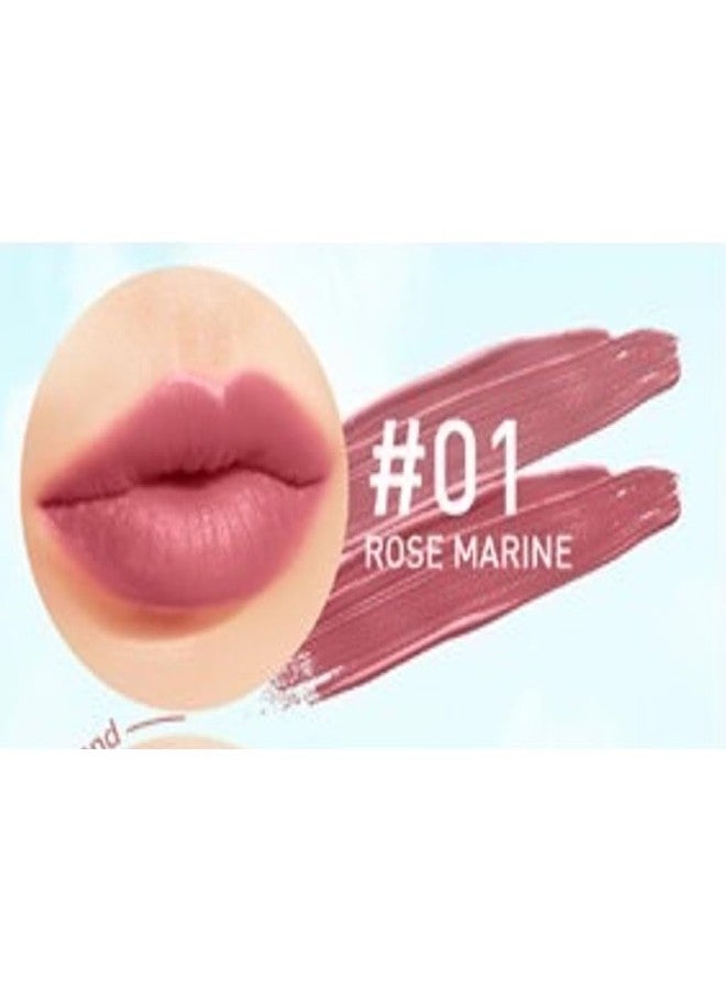 VIRAVIN HOUSEWARE Baby Bright Gentle Matte Collagen Lipstick, #01Rose Marine - Image 4