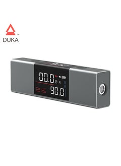 LI1 Digital Angle Finder, Laser Protractor, Rechargeable Level and Bevel Gauge Inclinometer, 360° Cast/Dual LED Screen/unilateral Laser Line
