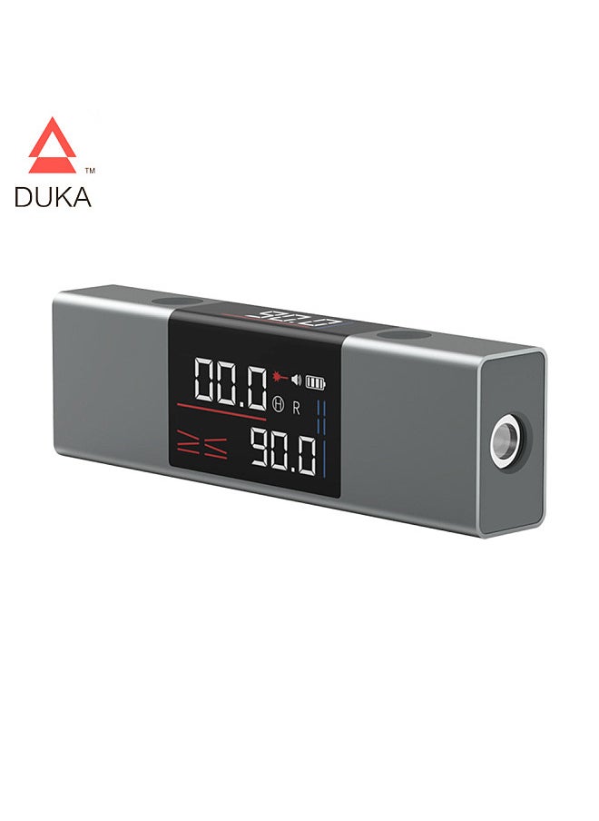 DUKA - LI1 Digital Angle Finder, Laser Protractor, Rechargeable Level and Bevel Gauge Inclinometer, 360° Cast/Dual LED Screen/unilateral Laser Line - Image 1