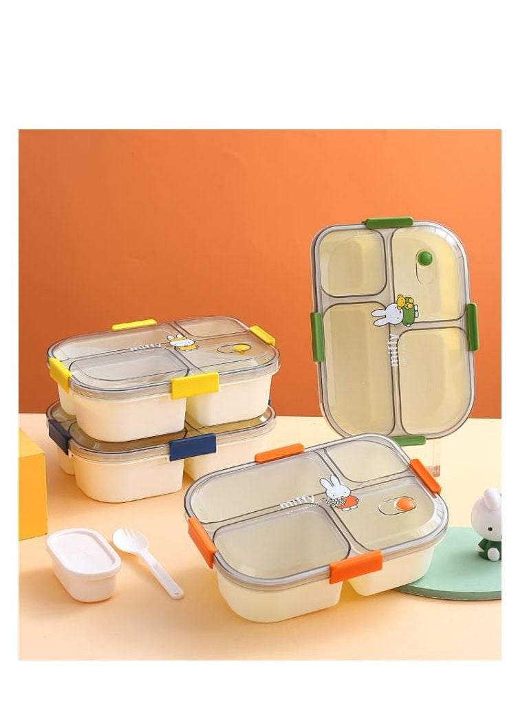 Miffy - Kids Lunch Box with 4 Compartments, Suitable for Microwave and Dishwasher - Image 1