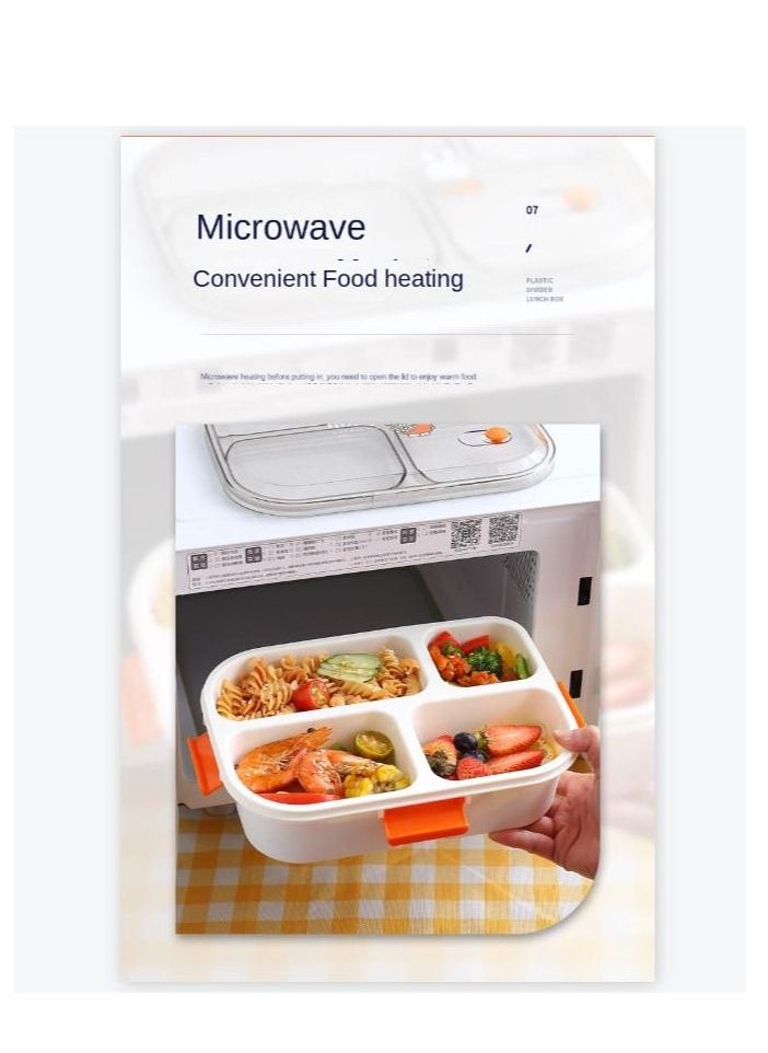 Miffy - Kids Lunch Box with 4 Compartments, Suitable for Microwave and Dishwasher - Image 1