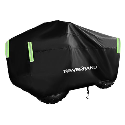 NEVERLAND ATV Cover 300D Oxford Cloth Compatible with Polaris Sportsman Yamaha Grizzly Honda Kawasaki with Straps Reflective Storge, Heavy Duty Waterproof 4 Wheeler Cover Quad Cover for All Season - Image 1