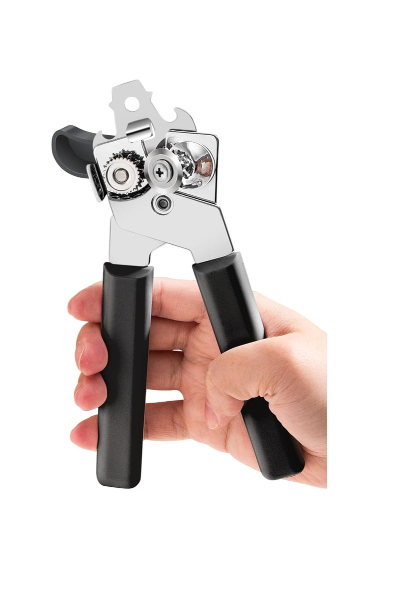 general Can Opener Manual,Can Openers Hand Held with Comfort Anti-Slip Handles, Heavy Duty Stainless Steel Can Opener Smooth Edge and Bottle Openers, Easy Turn Can Openers for Seniors, Kitchen, - Image 1