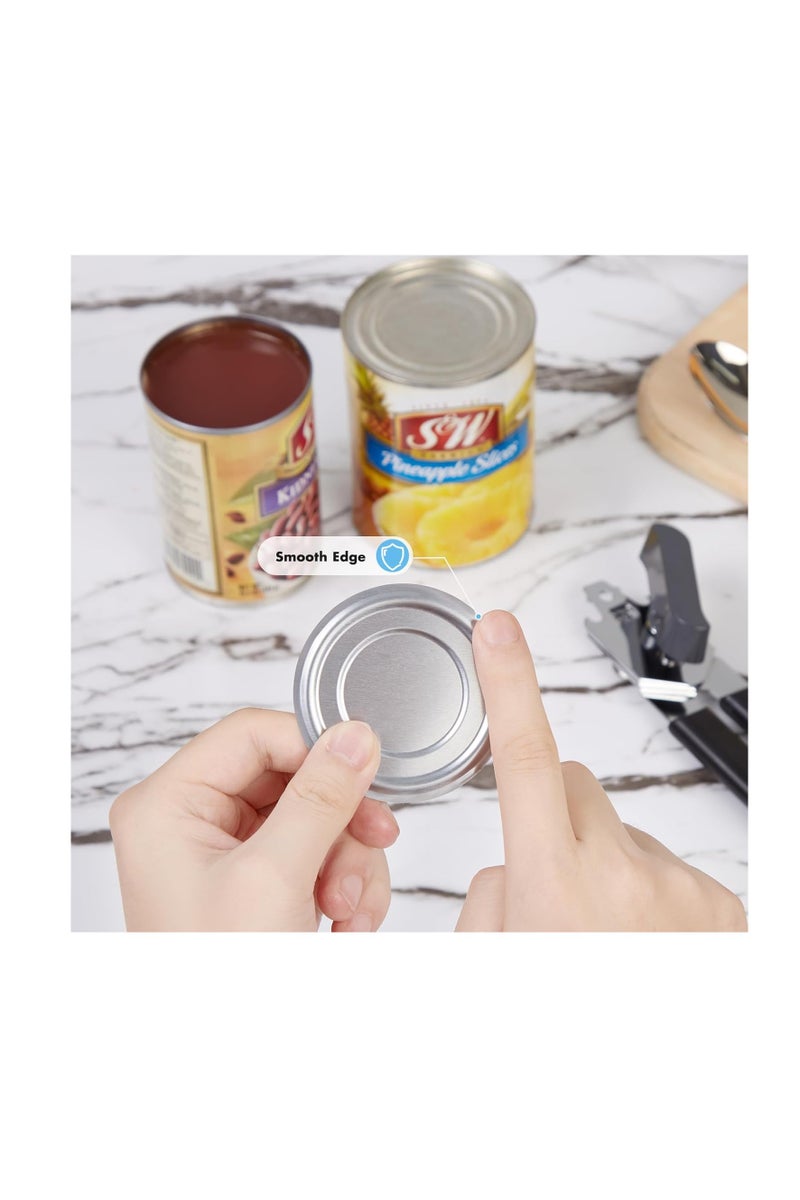 general Can Opener Manual,Can Openers Hand Held with Comfort Anti-Slip Handles, Heavy Duty Stainless Steel Can Opener Smooth Edge and Bottle Openers, Easy Turn Can Openers for Seniors, Kitchen, - Image 4