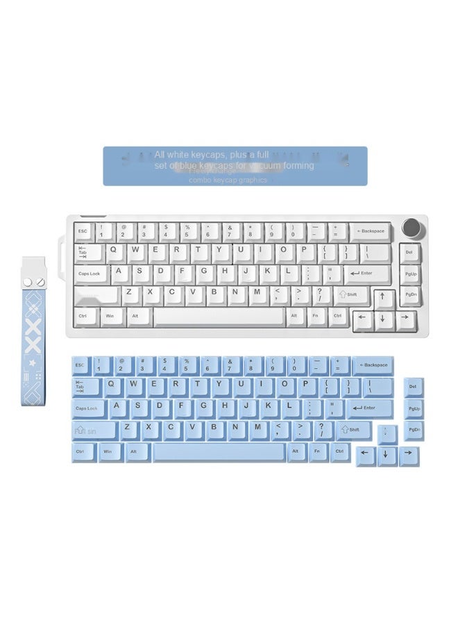 لوحة مفاتيح ميكانيكية سلكية FURYCUBE V68 RGB مع إضاءة موسيقية