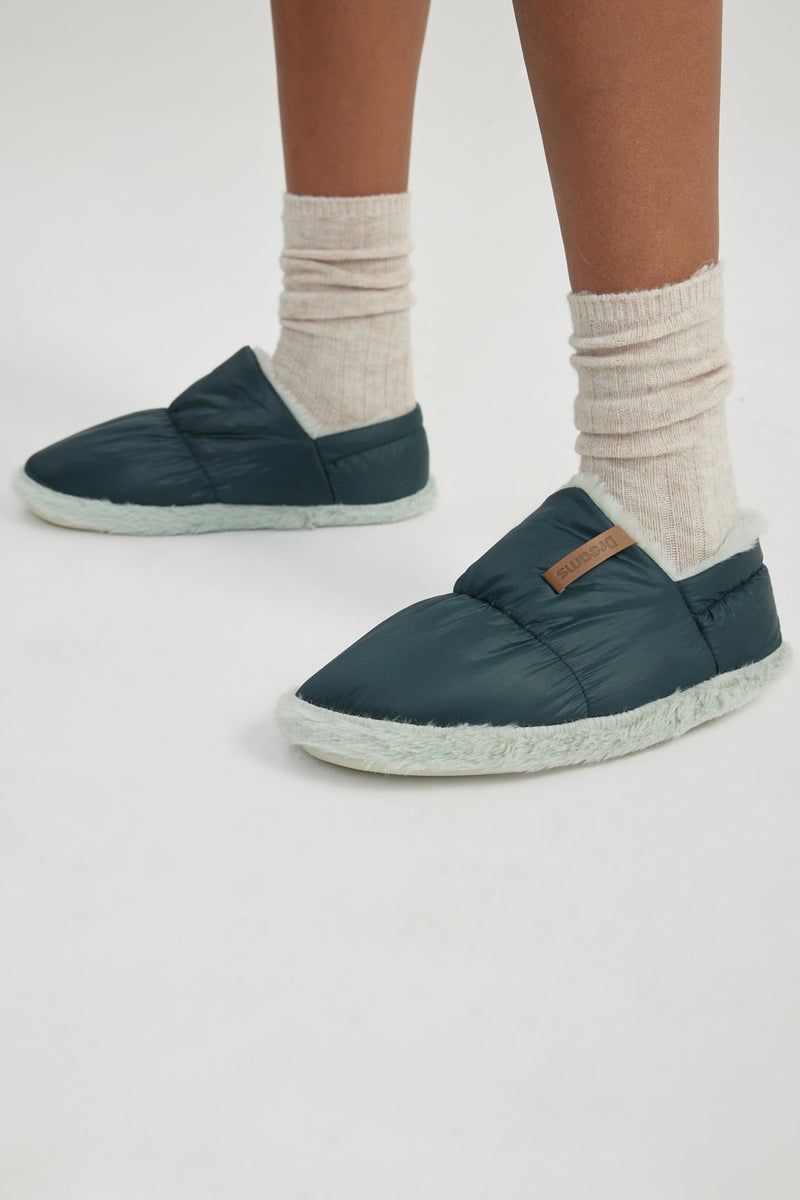 DeFacto Blue Woman Womens Flat Sole House Slippers Casual - Image 2