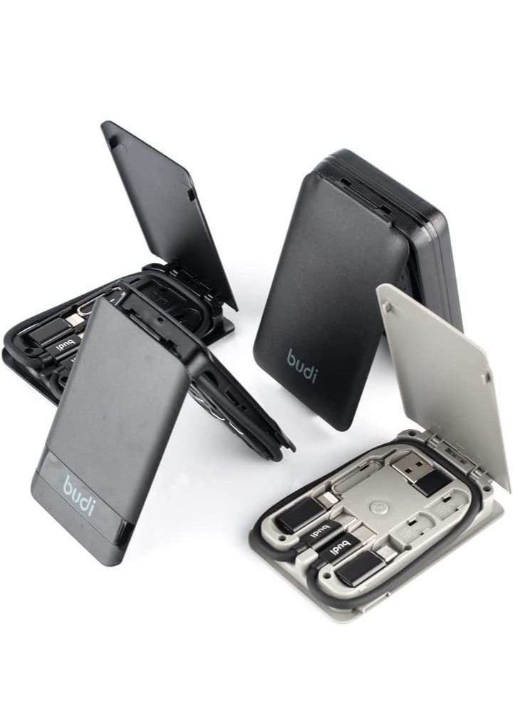 budi - Budi Multi Functional Box/Type-C to Type-C Cable Charge Sync Cable/Type-C to USB/Type-C to Lightning/Type-C to Micro/Compatible with iPhone 14Pro/14ProMax/ S22,S21+,Note20,Huawei P30 etc. - Image 1