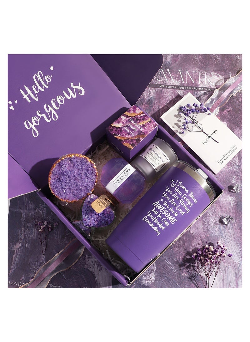 Captaintech Birthday Gifts for Women, Relaxing Spa Gift Basket Set, Unique Gift Ideas for Women, Gifts for Mom Sister Best Friend Wife, Coworker Teacher Nurse Gifts for Women - Image 2