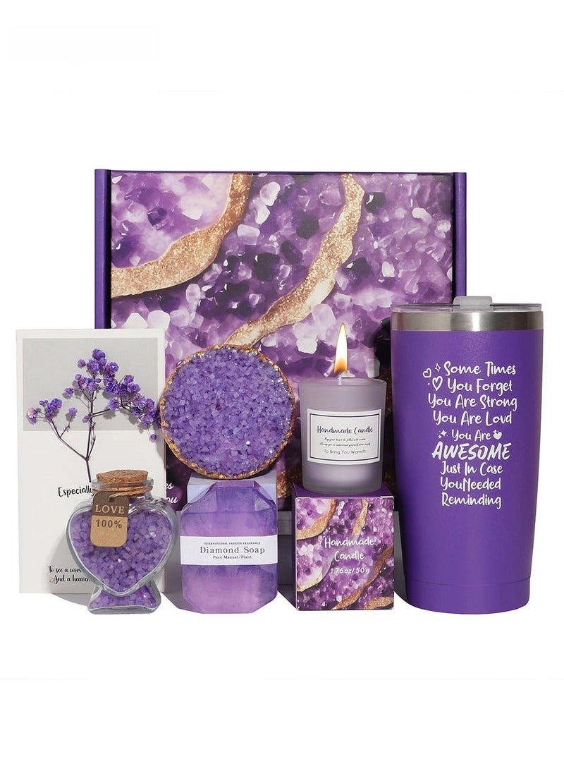 Captaintech Birthday Gifts for Women, Relaxing Spa Gift Basket Set, Unique Gift Ideas for Women, Gifts for Mom Sister Best Friend Wife, Coworker Teacher Nurse Gifts for Women - Image 1