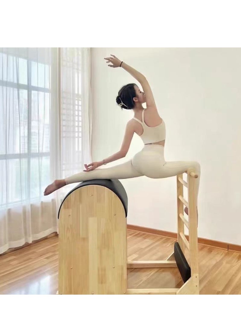 Generic Pilates Solid Wood Ladder Bucket Yoga Body Sculpting Slimming Home Fitness Equipment  - Image 2