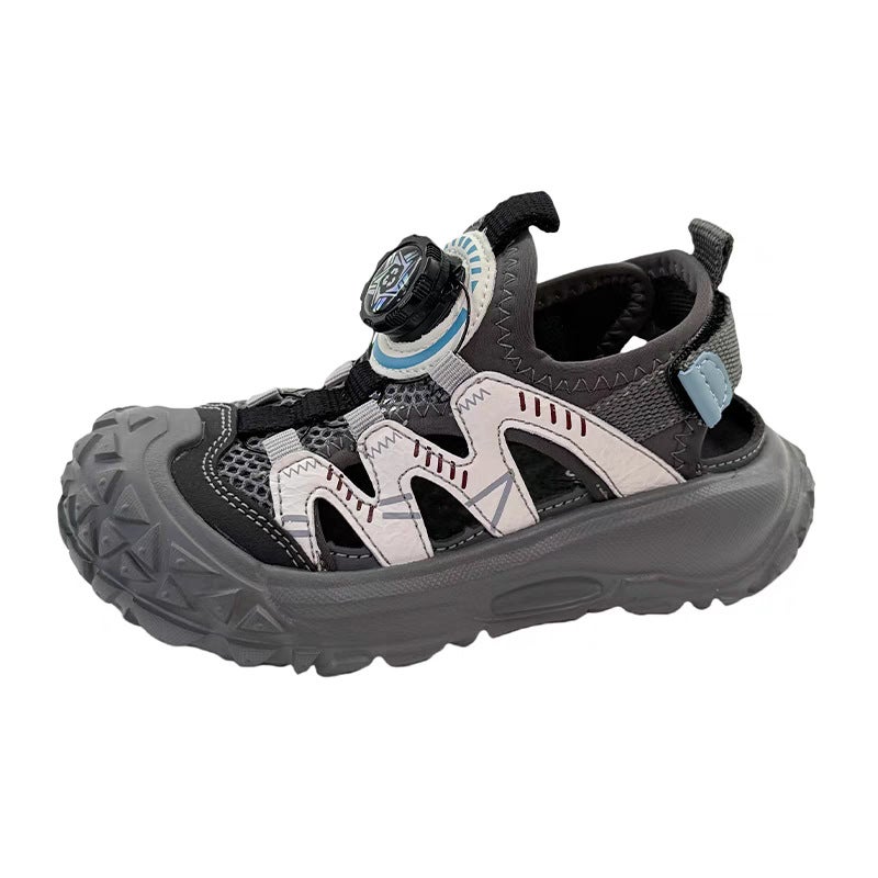 New Arrival 2025 Summer Children'S Sports Sandals With Toe-Wrap Shoes For Boys Net Shoes Mesh Breathable Casual Sneaker Shoes For Girls - Image 5
