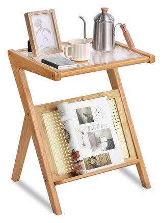 LINGWEI rattan Side Table NightStand Mid Century Modern End Table Small End Tables Bamboo Coffee Table with Storage for Living Room Bedroom - pzsku/ZF1B837B2BC6FB077A009Z/45/_/1703169829/c0c5dcce-554b-4aae-a731-9f8b28c9a34b
