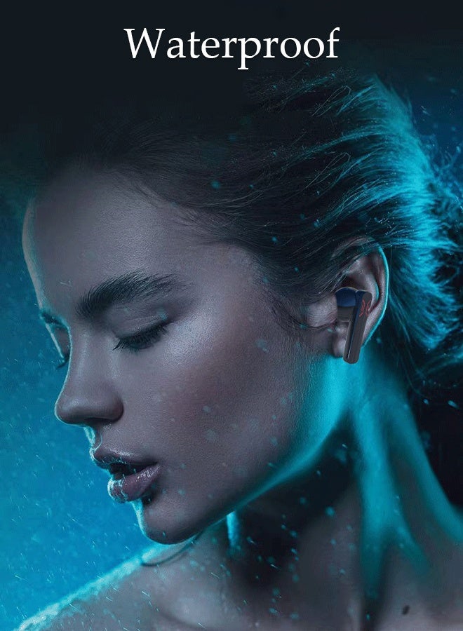DUNISO Bluetooth Headphones Wireless Earbuds Wireless Charging Case Digital Display Sports Ear buds Built-in Charging Cables Waterproof In-Ear Earphones for TV Phone Laptop  - Image 4