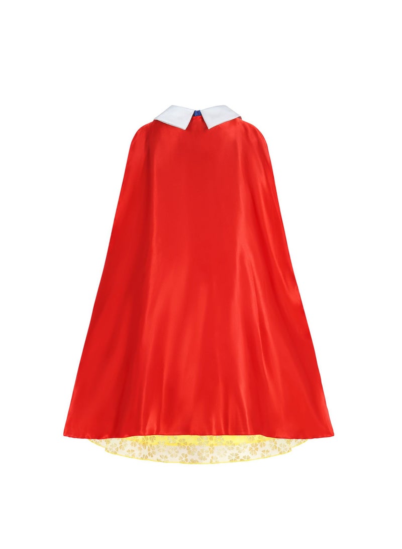 general Snow white dress cloak bow cute dress party costume birthday gift - Image 3