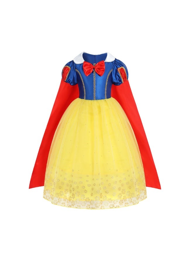 general Snow white dress cloak bow cute dress party costume birthday gift - Image 1