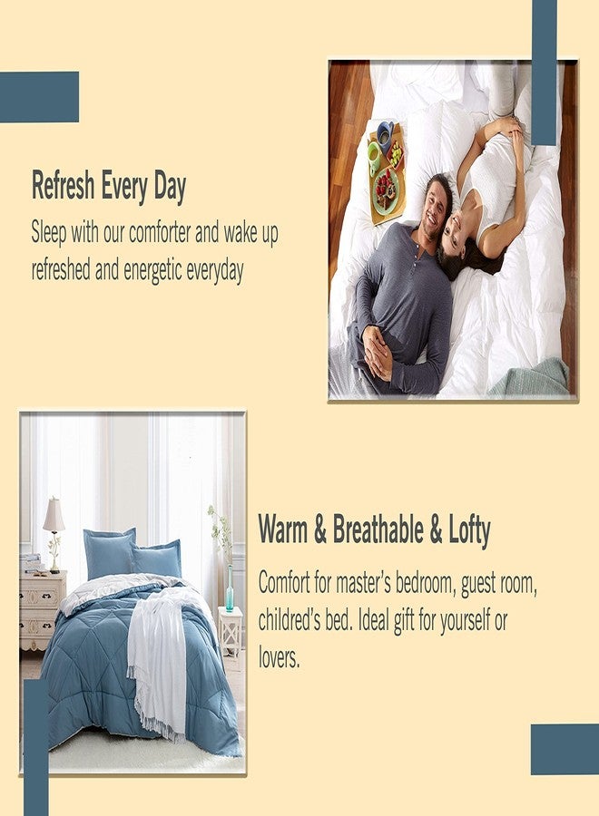 Day Care لحاف سرير مفرد شتوي للأطفال - لحاف من الألياف الدقيقة بنمط ماسي 500 غرام/متر مربع (152 سم × 228 سم) - لحاف لسرير مفرد | أبيض - Image 5