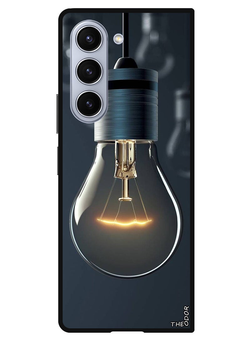 Theodor Protective Case Anti Scratch Shock Proof Bumper Cover For Samsung Galaxy Z Fold 6 Light Bulb - Image 1