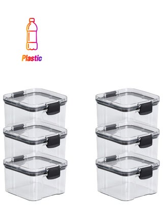 Set of 6 pieces 460ML Airtight Food Storage with Lid, Double Sealed Thick storage Jar, Leak Proof, Easy to Clean, BPA Free, Kitchen and Other Storage - pzsku/ZF1B86C8E42786BBAE4B7Z/45/1744056659/fc08bd3d-6a6f-409d-a7d2-8ff83ae8a06a