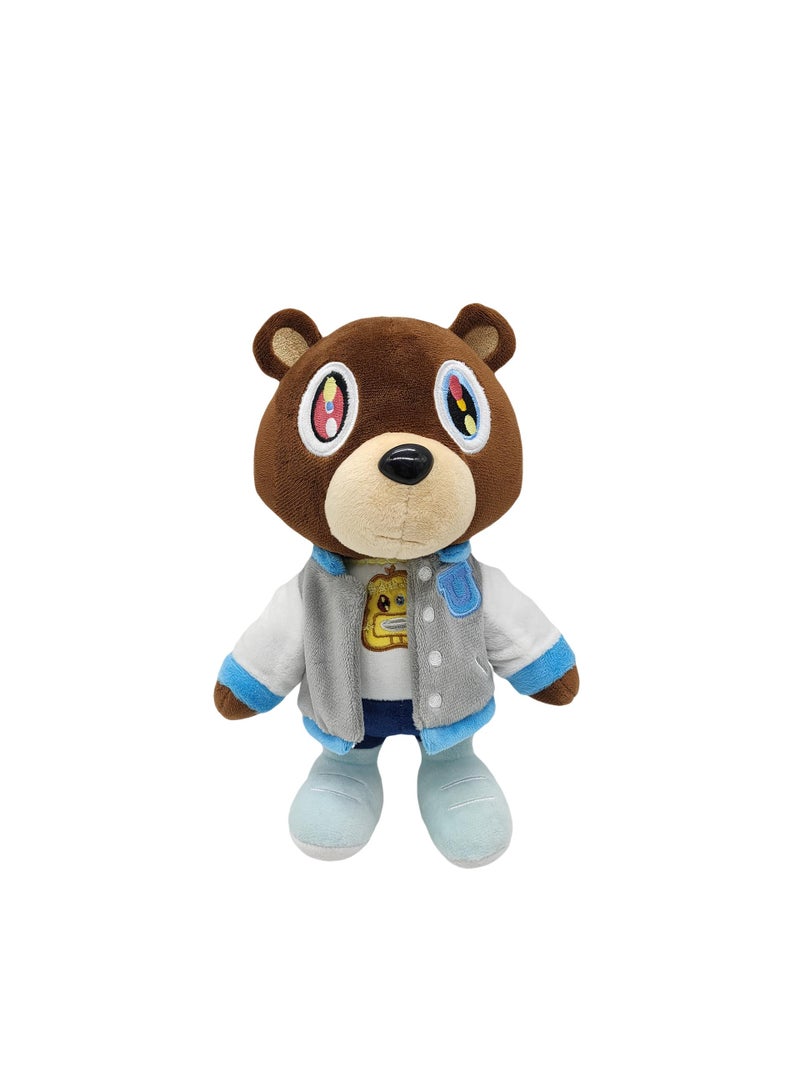 Cartoon Doll Kanye Teddy Bear Stuffed Plush Toy For Kids Gifts Multicolour-A 25CM - Image 1