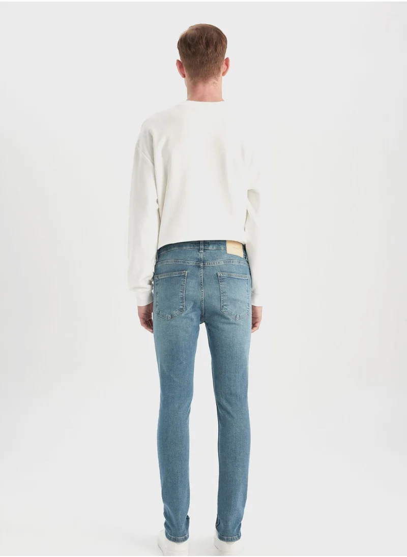 DeFacto Mid Wash Skinny Fit Jeans