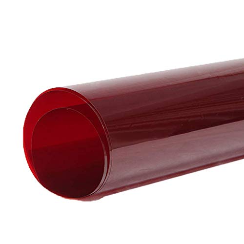 Selens 15.8X19.7inch/40X50cm Gels Color Filter Paper Correction Gel Lighting Filter for Photo Studio Light Red Head Light Strobe Flashlight Dark Red - Image 5