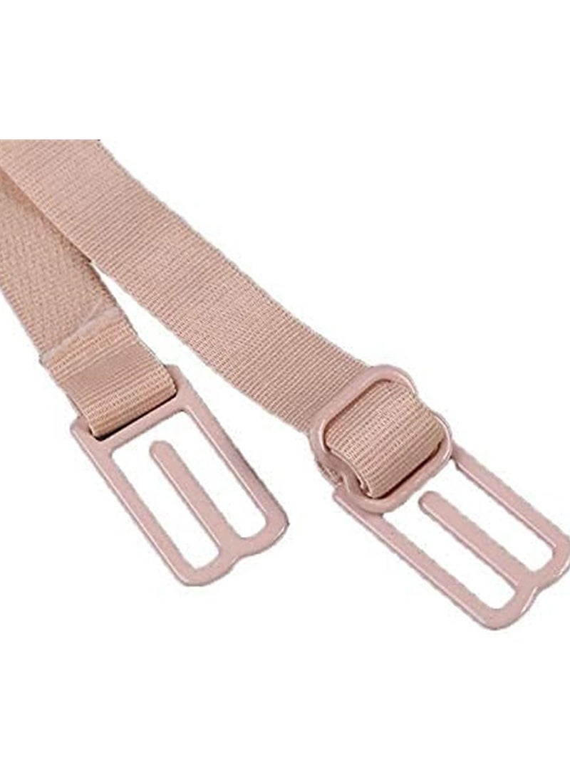 KASTWAVE 12 Pcs Bra Strap Clips Conceal Bra Straps Bra Cross Back Clips Elastic Adjustable Non-Slip Strap Holder for Ladies Women Girls  - Image 5