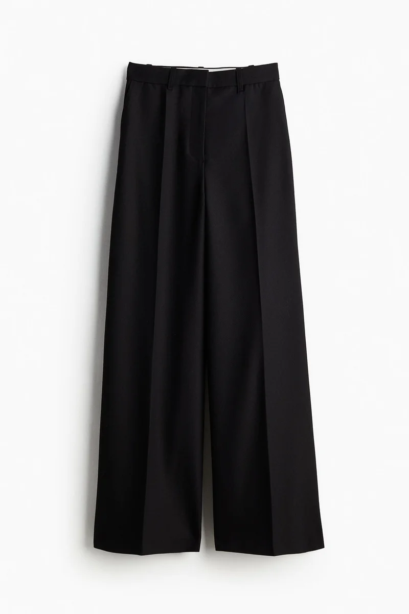 H&M Tailored crease-leg trousers