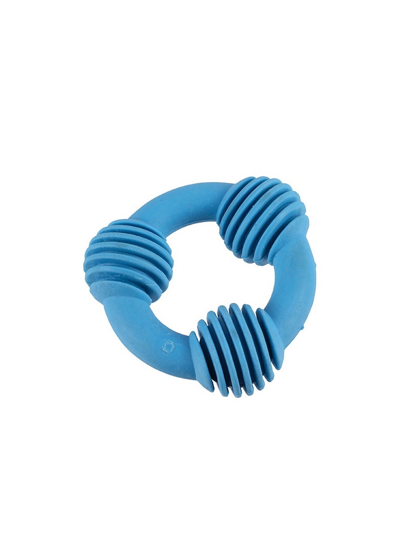 الحيوانات الأليفة لعبة لدغة طحن الأسنان الملونة المضادة للعض ثلاث حلقات الكرة رمي الكرة لعبة - Image 1