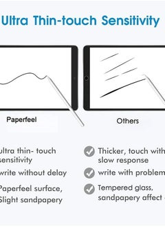 Generic Paperfeel Screen Protector for iPad Air3 2019/iPad Pro 10.5 inch 2017, Screen Protector Draw and Sketch Like on Paper Anti Glare Less Reflection for iPad Air 3/iPad Pro10.5''  - Image 4