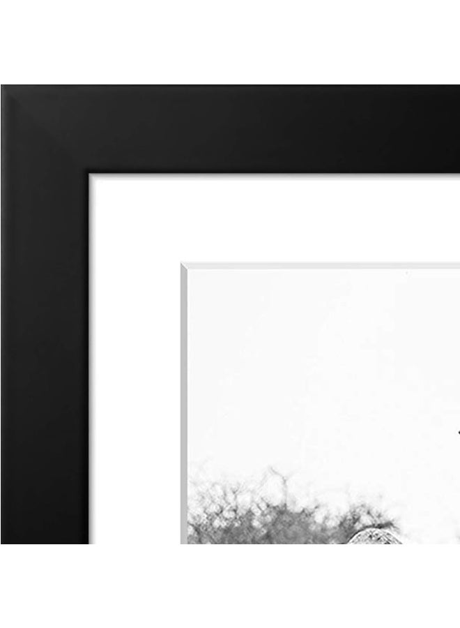 Americanflat 11x11 Picture Frame with ShatterResistant Glass  Use as 8x8 Frame with Mat or Display 11x11 Photo Without Mat  Signature Collection  Square Frames for Wall Display  Black - Image 3
