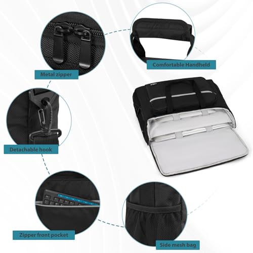 LASUK LCD Screens/TVs(up to 2) Transport Tote Bag for 19" - 24" Displays Padded Monitor Carrying Case (NOT FOR IMAC) Travel Bag With Shoulder Strap,Large Accessories Pocket - Image 4