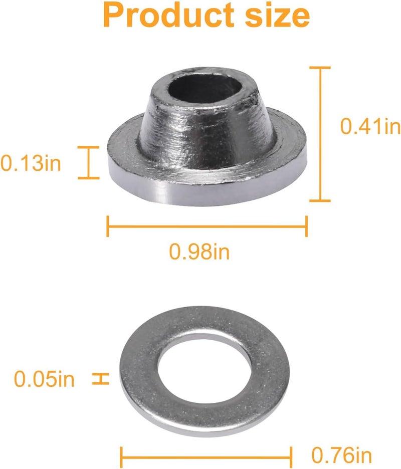 GEAIN C-134KT-803 Stem Packing Kit Replace for Prier C-134/135/144/154, Fits for wall hydrant and Fits for Prier model C108 hot and cold-2 set - Image 2