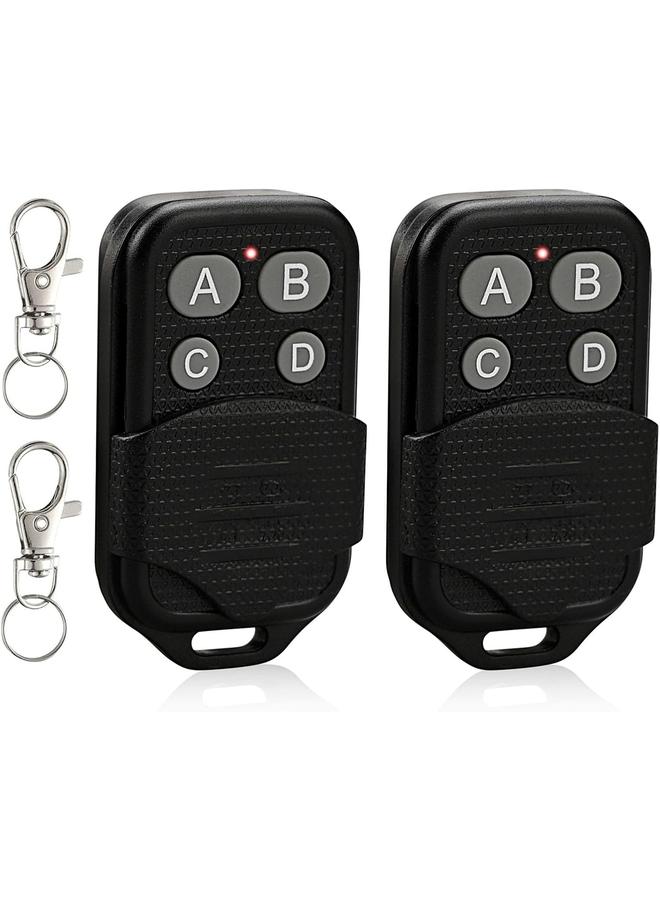 Bluejw Garage Door Opener 390mhz Remote Keychain,Replacement for Genie Intellicode & Overhead Door GIT-1/ACSCTG Type 1,4-Button - Image 1