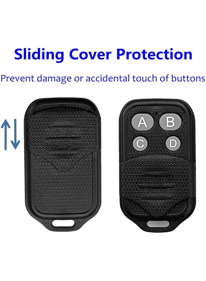 Bluejw Garage Door Opener 390mhz Remote Keychain,Replacement for Genie Intellicode & Overhead Door GIT-1/ACSCTG Type 1,4-Button - Image 4
