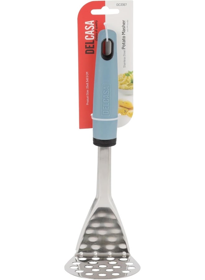 DELCASA ديلكاسا DC3367 هراسة البطاطس، أسود/أزرق - Image 2